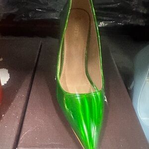 Electric Green heels